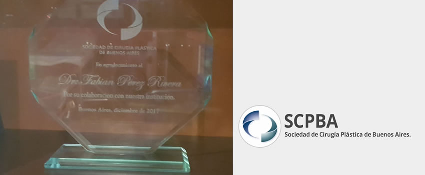 Reconocimiento de la SCPBA al Dr. P�rez Rivera